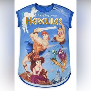 Disney Store Hercules Blue Graphic Women’s Nightshirt